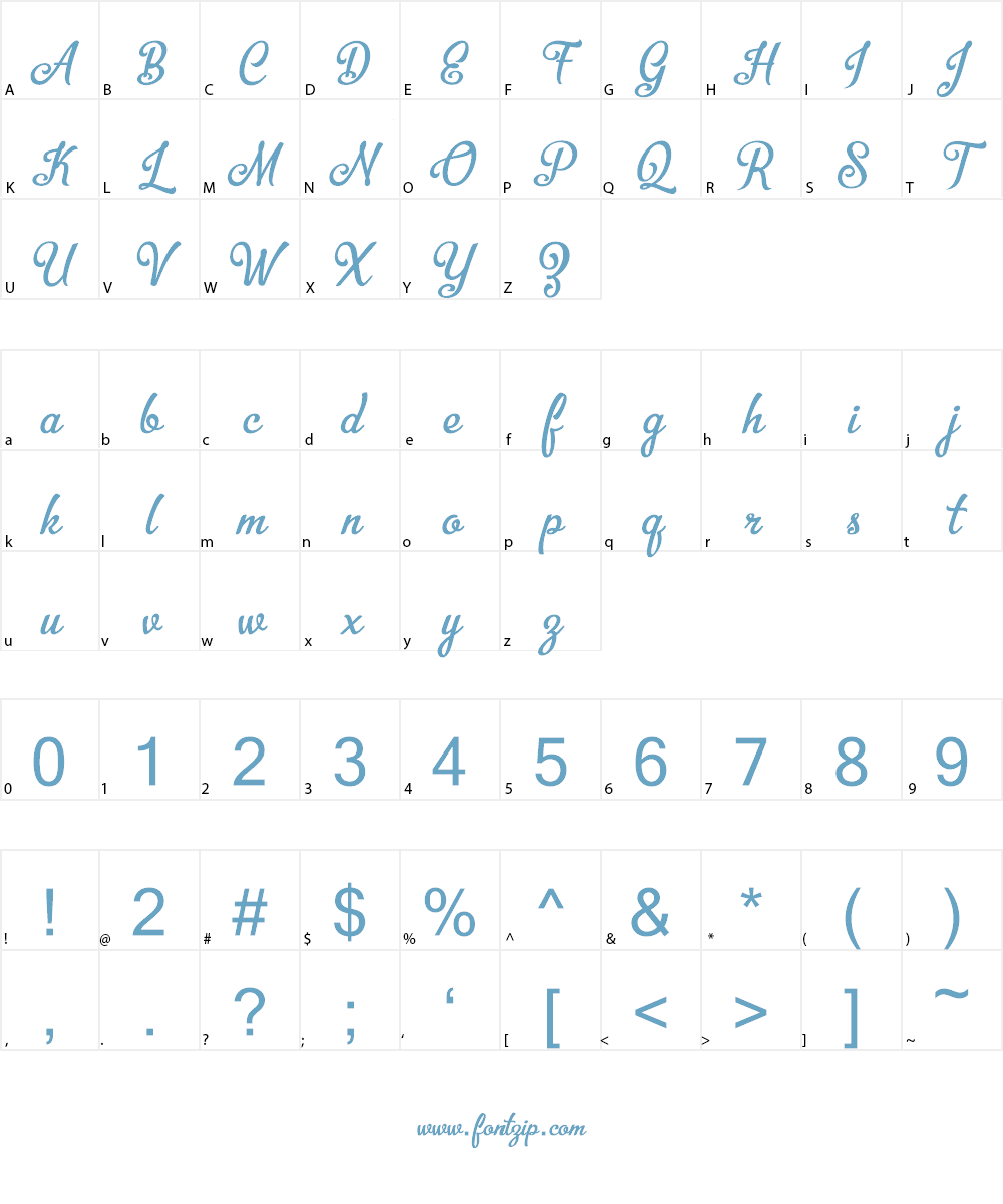 Bellico Font Character